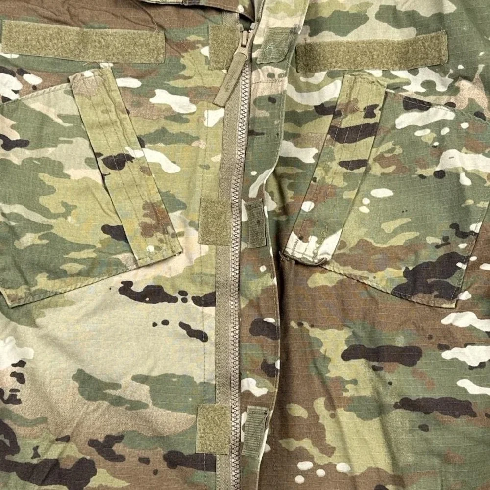 Short Bark Industries Coat Mens Large Camo Army Combat Uniform ACU‎ Ripstop OC - Picture 5 of 13